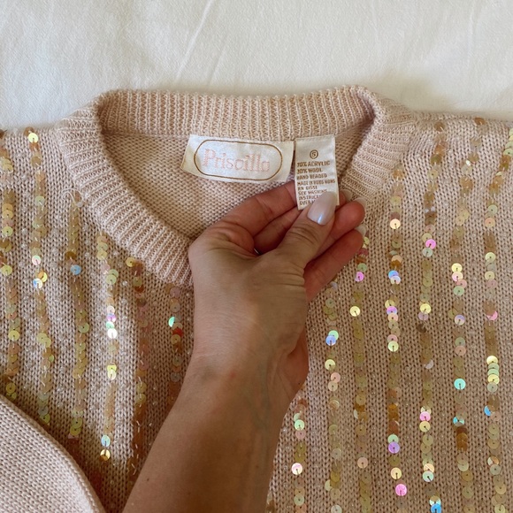Vintage Priscilla Sequence‎ Sweater - Picture 12 of 13